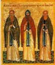 Saints Chariton, Barlaam, and Sergius, some of the saints that shone forth from the Sergeivski Posad